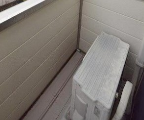 町田市南大谷３丁目のアパートのバルコニー