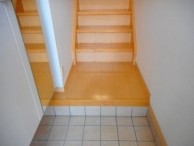 セント　グレイスの玄関|明るい玄関です
