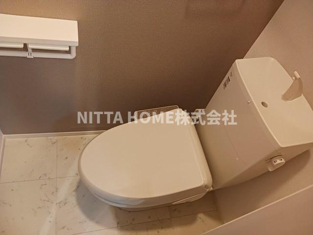 アンソレイエ高浜Ⅱのトイレ|ウォシュレット付きで快適です◎