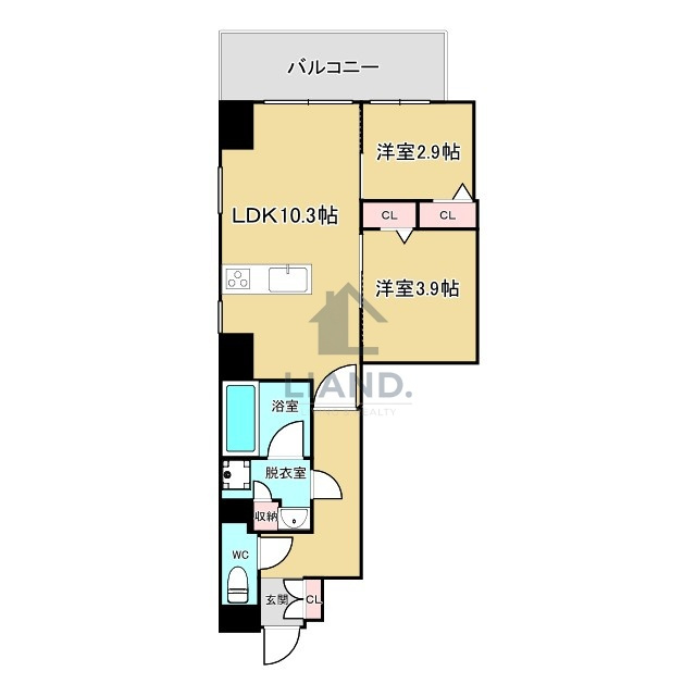 MODERN PALAZZO博多Bay　博多小学校区の間取り|MODERN PALAZZO博多Bay