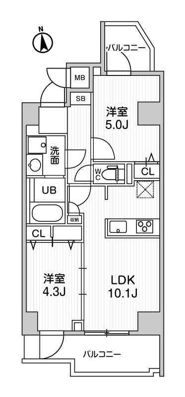 足立区千住橋戸町の賃貸マンション