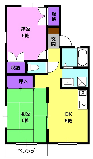 【間取り】 | パレス山栄