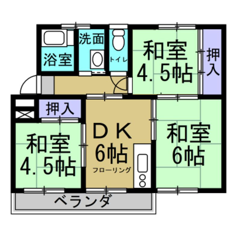 知多郡阿久比町大字宮津字小廻間　宮津団地26号棟