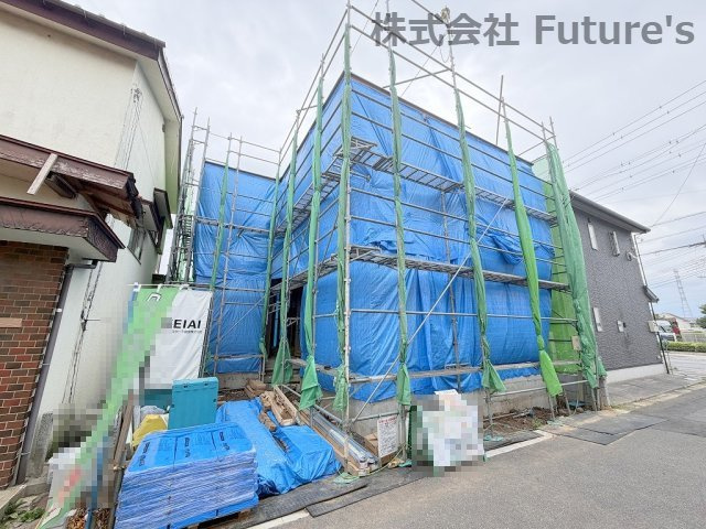 三郷市幸房　新築戸建　全1棟の外観|現地の写真になります。
