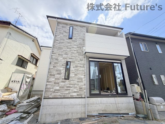 三郷市幸房　新築戸建　全1棟の外観|現地の写真になります。