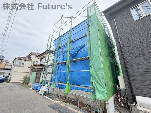 三郷市幸房　新築戸建　全1棟の外観|現地の写真になります。