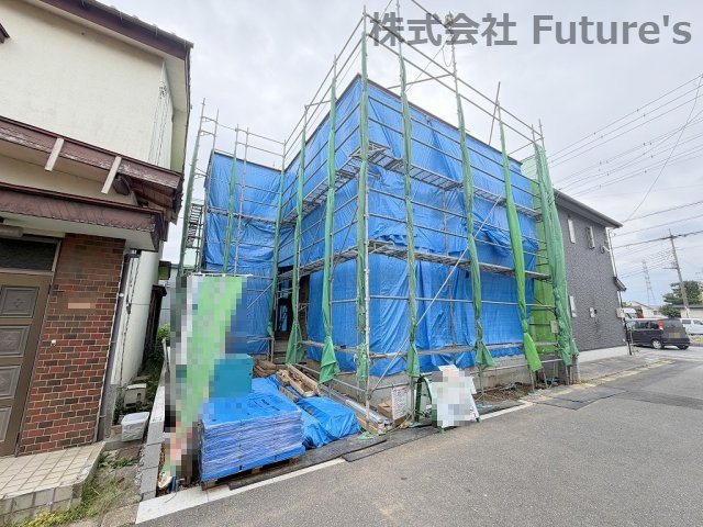 三郷市幸房　新築戸建　全1棟の外観|現地の写真になります。