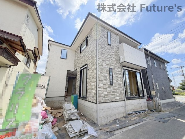 三郷市幸房　新築戸建　全1棟の外観|現地の写真になります。