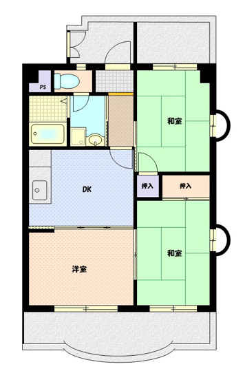 【間取り】 | 豊西マンション