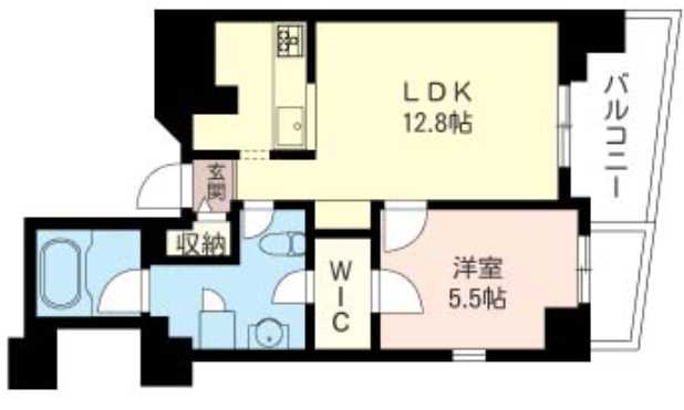 エスティメゾン恵比寿Ⅱ　南東角部屋　スーパー至近　ペット相談の間取り
