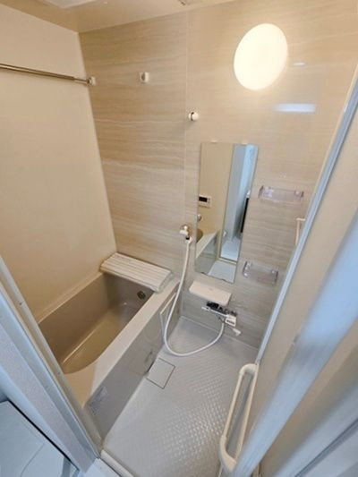 川口市中青木１丁目の賃貸マンションの浴室