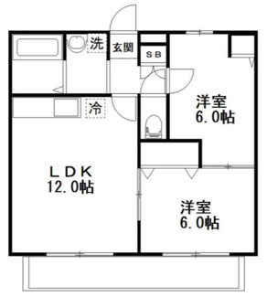 【間取り】 | プランドールＡ | 間取りです。