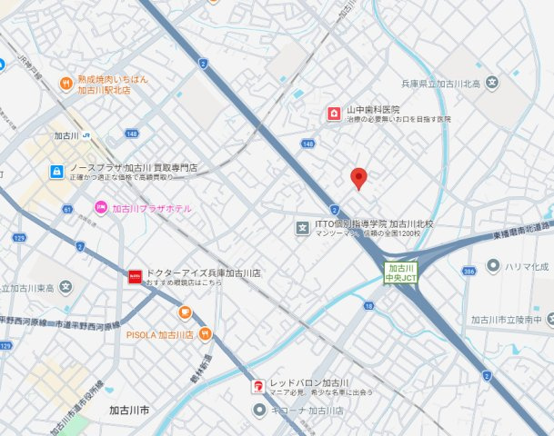 加古川市加古川町23期美乃利（全1）新築の地図