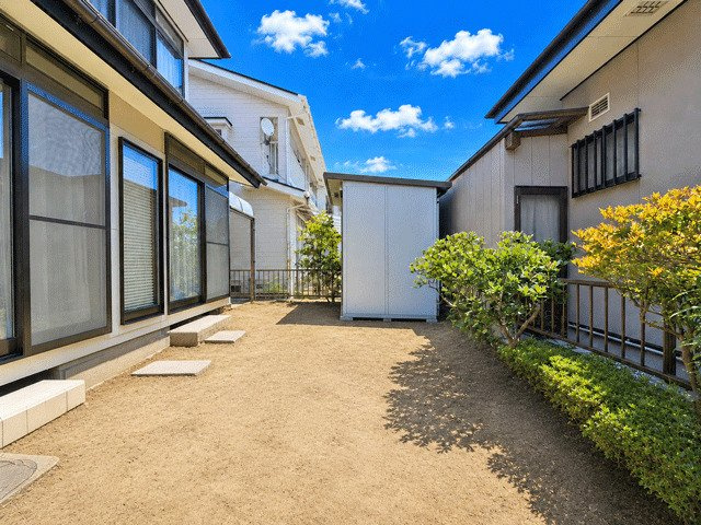 名取市上余田千刈田　中古戸建の庭