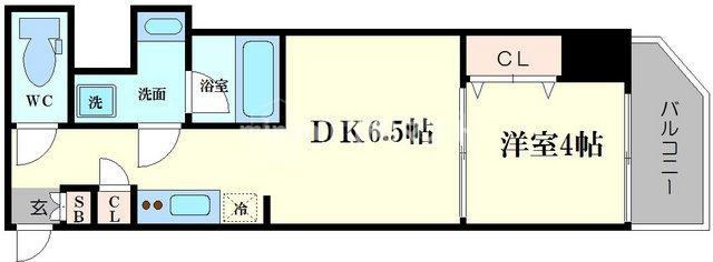 ファーストフィオーレ東梅田の間取り
