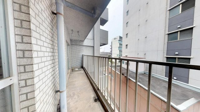 プランドール西小倉駅前のバルコニー