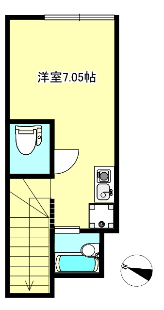 練馬区早宮３丁目のアパートの間取り