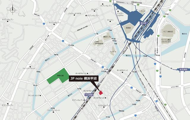 ＪＰ　ｎｏｉｅ　横浜平沼の地図