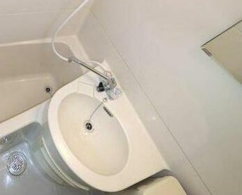 若樹ハイツの洗面所