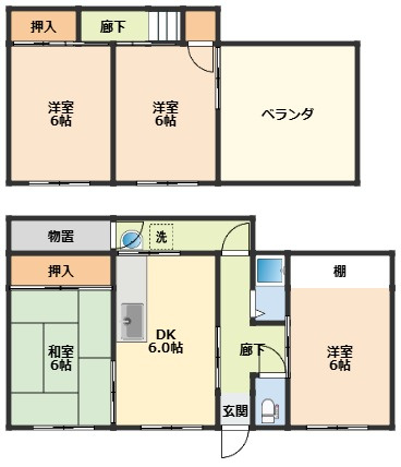 【間取り】 | H様冬野戸建