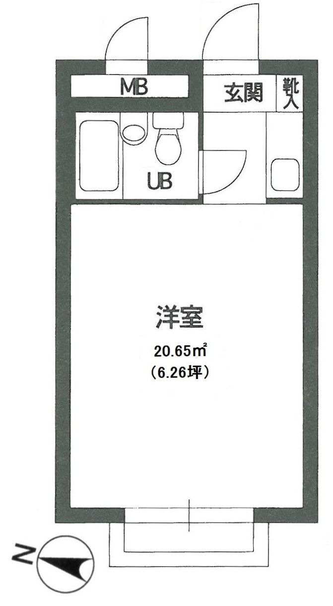 ライフイン芦屋弐番館の間取り