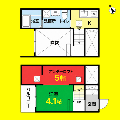 オー・ルージュ(オールージュ)　名古屋市賃貸　仲介手数料無料の間取り