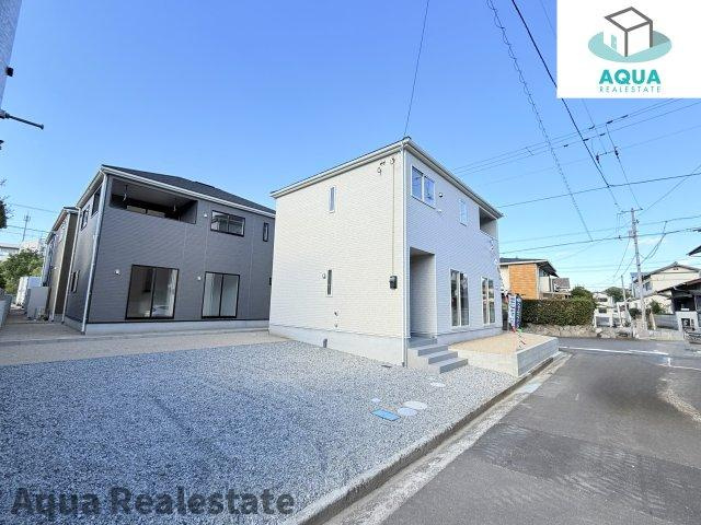さぬき市志度の新築一戸建の前面道路含む現地写真|前面道路含む現地写真です