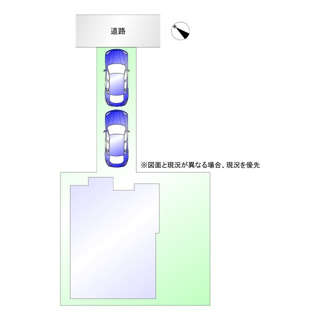 熊谷市見晴町　中古戸建の区画図|図面と現況が異なる場合、現況を優先とします。