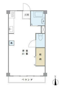 浅川コーポの間取り