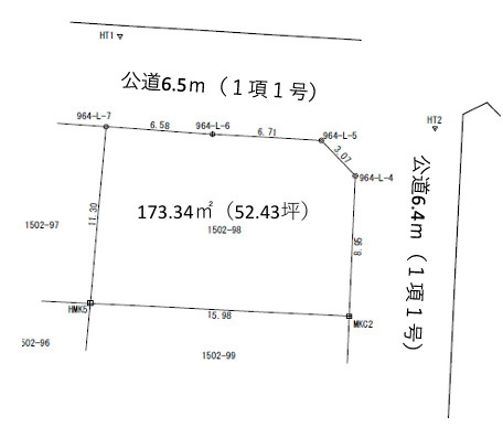 【土地図】 | 綾瀬市綾西５丁目　売地　全１区画【仲介手数料無料】 | 【仲介手数料無料でご紹介可能です】大樹不動産
