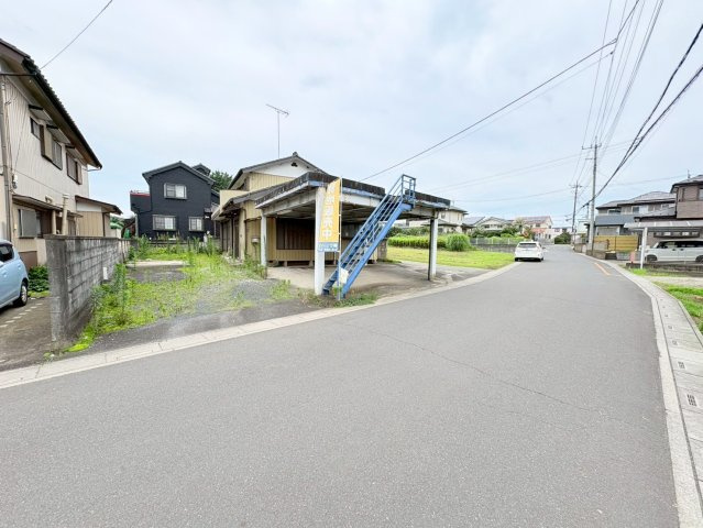 日高市女影　建築条件なし売地　JR川越線『武蔵高萩駅』徒歩12分　【高萩小学区】の前面道路含む現地写真