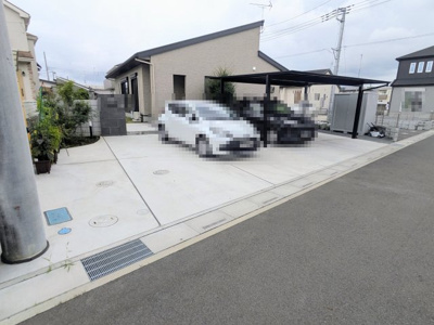 【駐車場】 | 久喜市上内　カーポート付き　3LDK