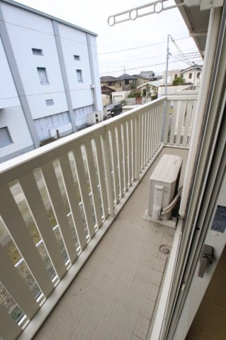 アルルA棟のバルコニー