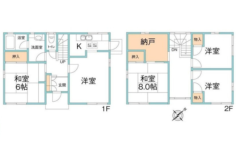 安芸区中野５丁目の間取り