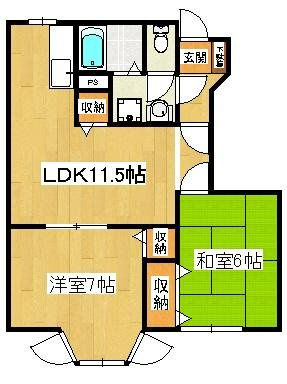 ルメール藤原Ⅰ・Ⅱ・Ⅲの間取り