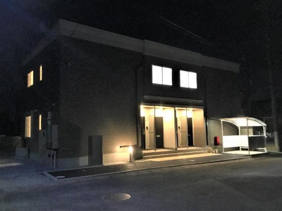 【外観】 | グリーンハイツⅢ | 外観写真（夜）