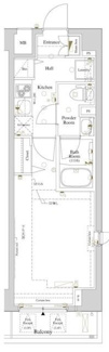 【間取り】 | ＡＸＡＳ門前仲町レジデンス | 間取りです。