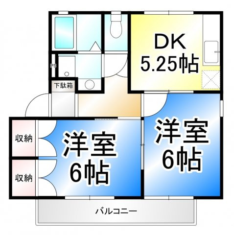 メゾンパーク東和田の間取り