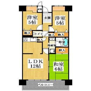 パークハイム南加賀屋の間取り