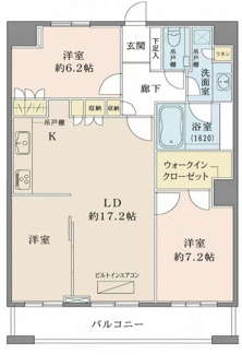 【間取り】 | ザ・東京タワーズミッドタワー ミッド棟 | 間取りです。