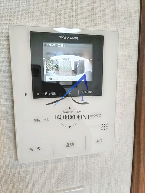 カームメゾンのセキュリティ|モニター付きインターホンです。
