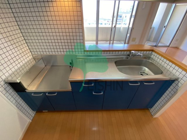 セゾンドール貝塚のキッチン|シンプルな清潔感のあるキッチンです！