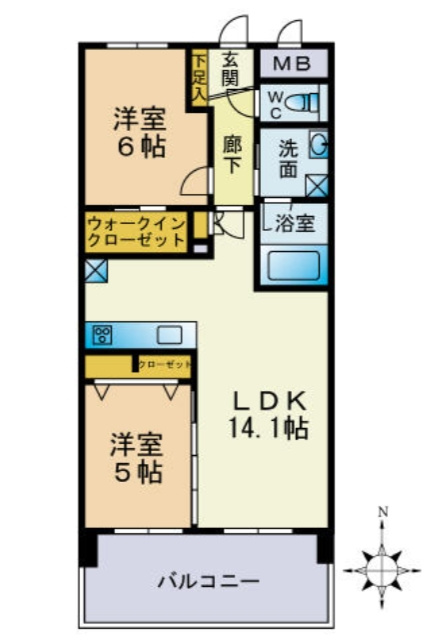 サンエクステリア24の間取り|使いやすい間取りです。
