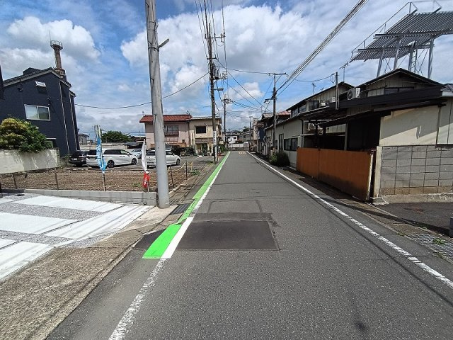 KIP高崎市常盤町1期の前面道路含む現地写真|現地撮影
