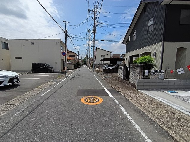 KIP高崎市常盤町1期の前面道路含む現地写真|現地撮影