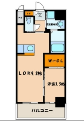 ソリエーヴォ県庁前の間取り|使いやすい間取りです。