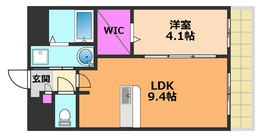 フェアソレイユの間取り
