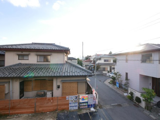 【展望】 | 甲斐市富竹新田 オール電化新築戸建 車3台・長期優良住宅 | バルコニーより南側を望む