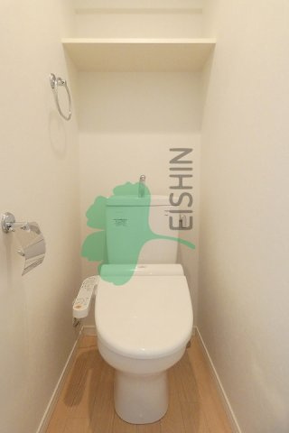 エンクレスト祇園2のトイレ|清潔感のあるトイレです。