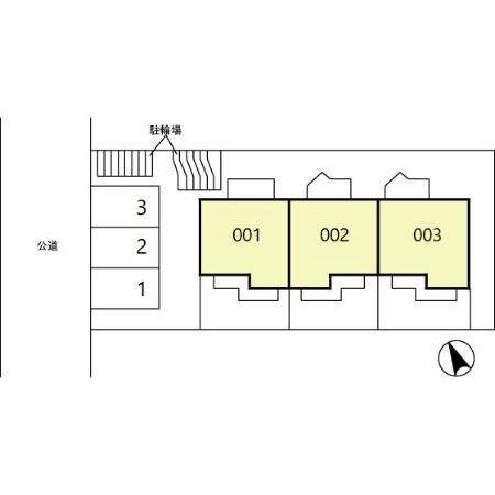 メルヴェーユ岳見の区画図